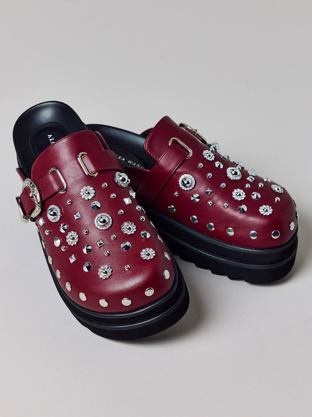 Azalea Wang Swiftly Studded Platform Clog